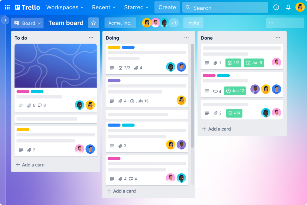 Origen imagen Trello